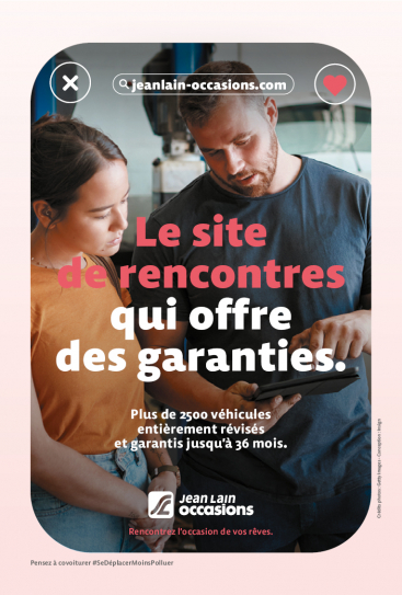 Campagne Notoriété Jean Lain Occasions - Séduction