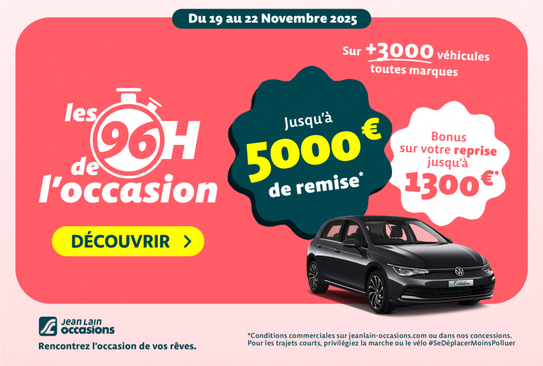 96h de l'occasion - Nov 2025 - Mode OP