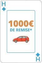 1000 euros remise