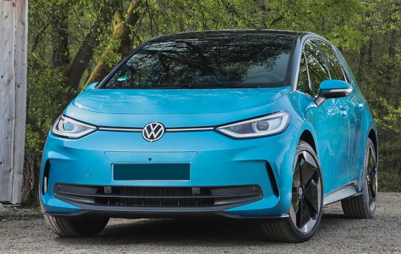 Volkswagen ID.3 bleue d'occasion