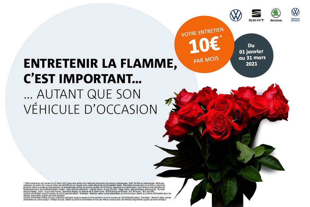 Actualité Jean Lain Occasions labélisée «Entretenez votre voiture à partir de 10€/mois*» du 15 févr. 2021