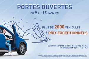 Portes ouvertes du 9 au 15 Janvier 2023 - Actualité automobile Jean Lain Occasions