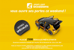 Portes ouvertes du 8 au 15 janvier 2024 - Actualité automobile Jean Lain Occasions