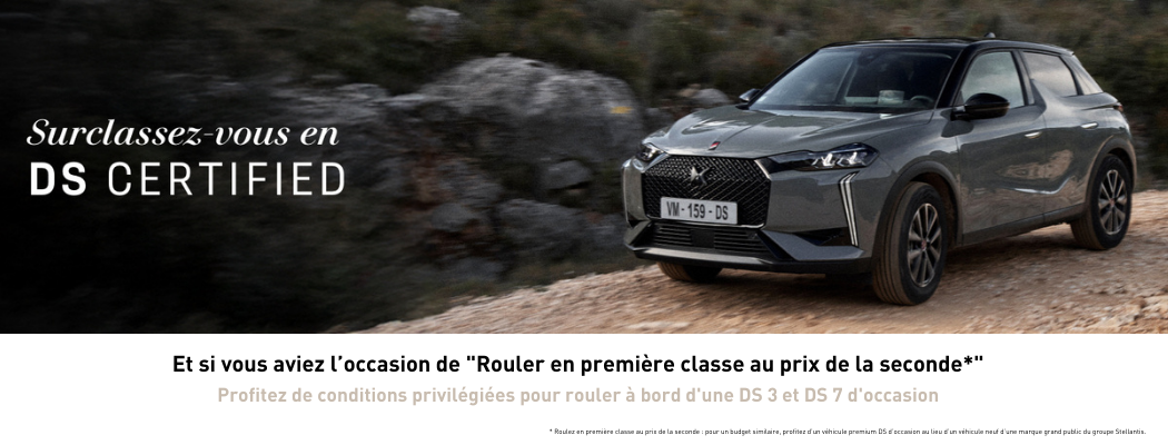 Actualité Jean Lain Occasions labélisée «Surclassez-vous sur DS CERTIFIED !» du 1 avr. 2025