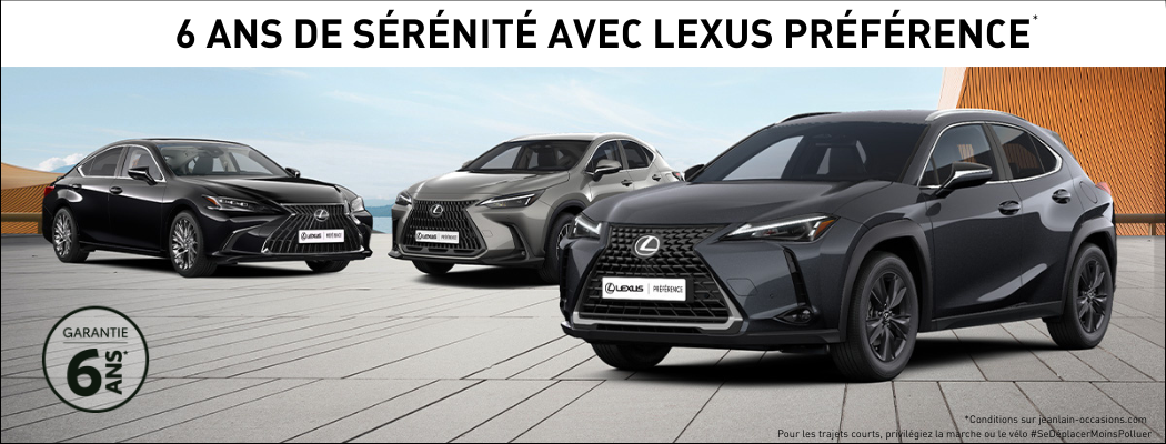 Actualité Jean Lain Occasions labélisée «Lexus double sa garantie occasion» du 1 avr. 2025