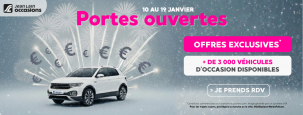 Portes ouvertes du 10 au 19 Janvier - Actualité automobile Jean Lain Occasions